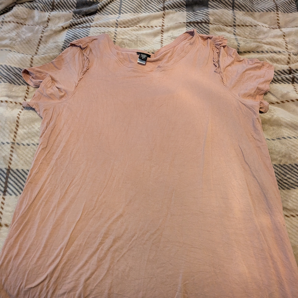 Torrid Blush Short Sleeve Top